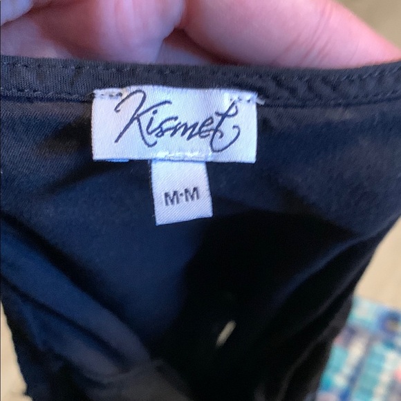 Kismet Black Sleeveless Top - Picture 2 of 2